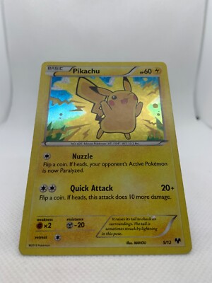 Pikachu 5/12 Holographic Rare Mcdonalds Pokemon 2013 | eBay