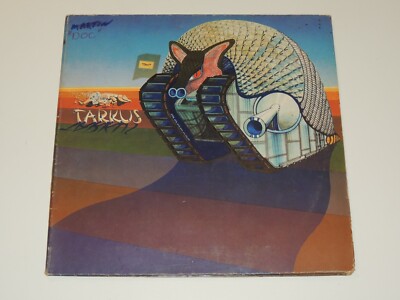 EMERSON LAKE & PALMER tarkus Lp RECORD GATEFOLD GERMANY 1971