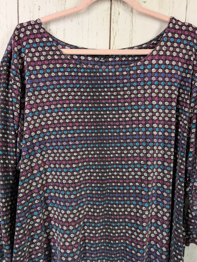 Premise Studio Size 3X Multicolor Patterned 3/4 S… - image 5