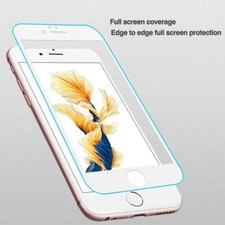 for iPhone SE 2020 8 / 7 Full Coverage Screen Protector Tempered Glass -White