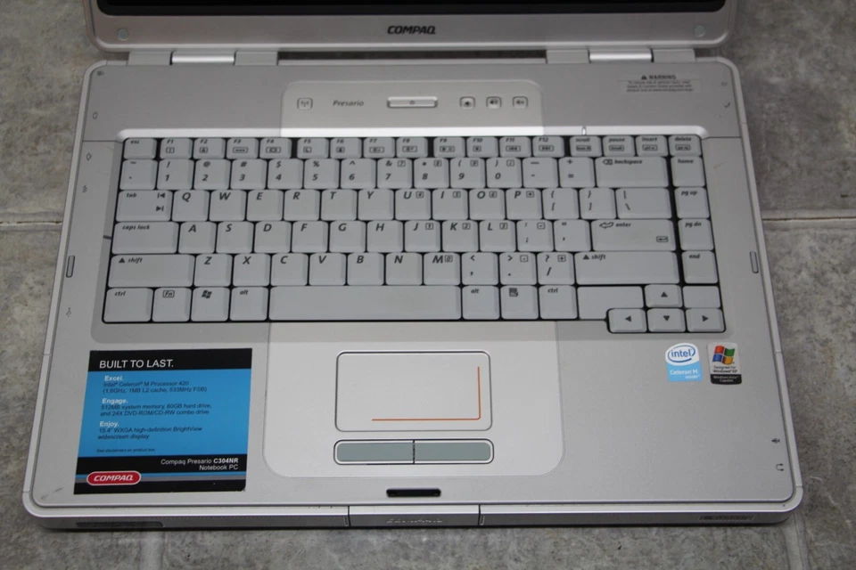 Compaq Presario C304NR Win 7 FOR PARTS OR REPAIR LAPTOP ONLY - Image 3 of 4