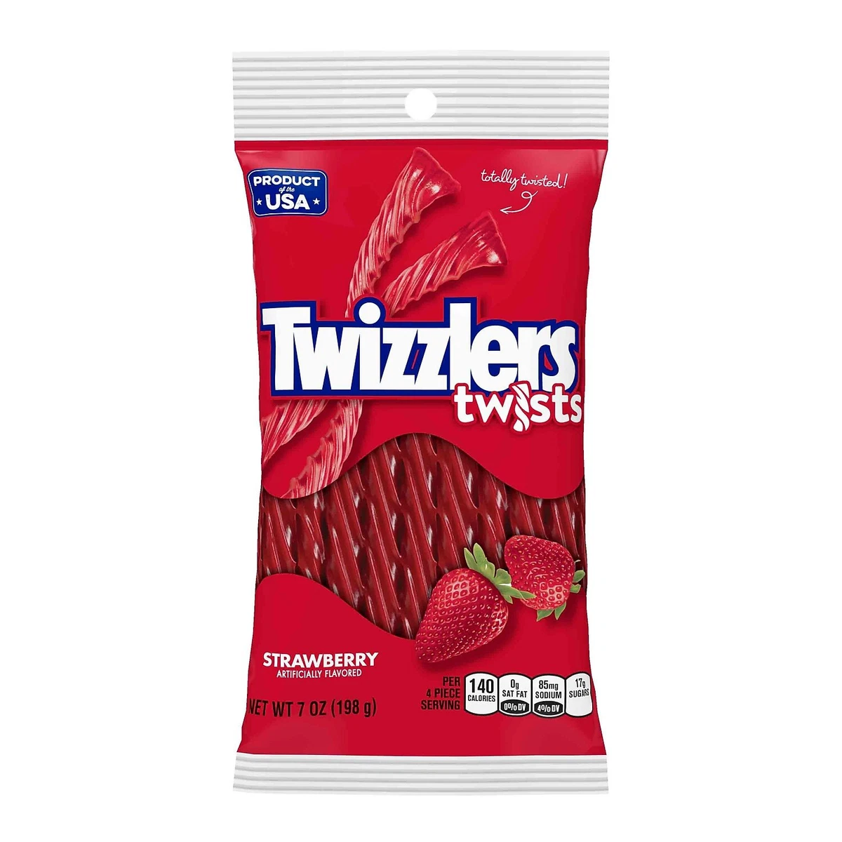 Twizzlers Strawberry Twists Licorice 7 oz. 12 Carton HEC54402 eBay