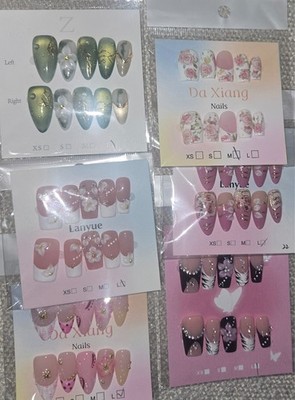 press on nails lot handmade size large