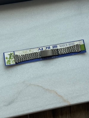 NOS NEW Korea Korean Moranbong Watch Band Bracelet Strap 18MM South Korea