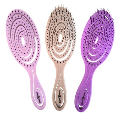 Haarbürste Entwirrbürste Detangler Anti Ziepen Flexibel Wet Brush Vegan