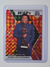 Giannis Antetokounmpo 2019-20 Mosaic MVPs Reactive Orange #297 🍊