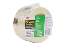 Scotch Filament Tape 897 Clear, 24 mm x 55 m, Conveniently Packaged Pack of 3 
