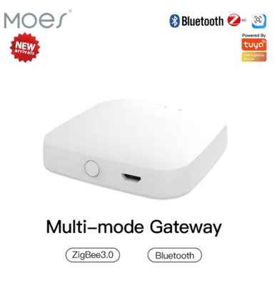MOES Multi-mode Smart Gateway ZigBee WiFi Bluetooth Tuya Alexa Google