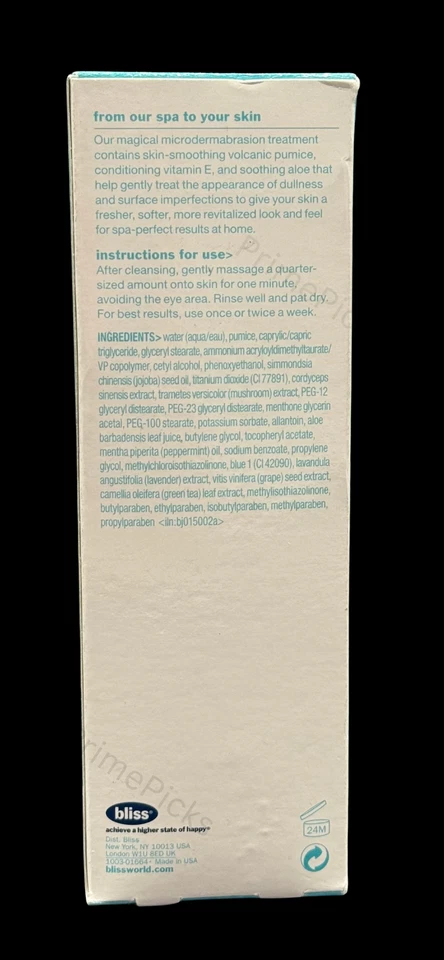 🌿Bliss Micro Magic Microdermabrasion Treatment ✨ 3oz Spa-Powered Exfoliator - Image 3 of 4