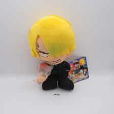 JK50 JUNK Sanji One Piece Banpresto Prize 2003 Plush 6" TAG Toy Doll Japan