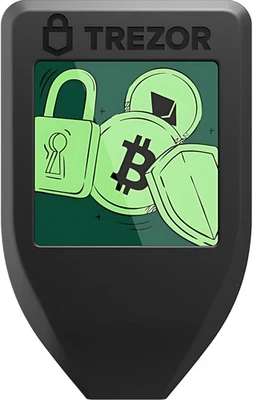 Trezor Model T Crypto Hardware Wallet LCD Touchscreen Secure Bitcoin & Coins