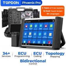 2025 TOPDON Phoenix PRO Bidirectional Car Diagnostic Scanner Tool Programming