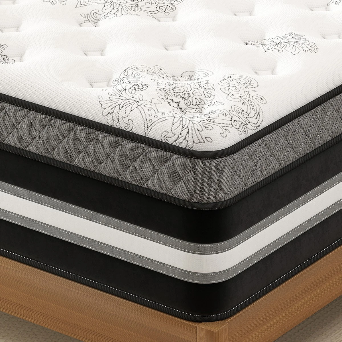 12"14" Mattress Twin Full Queen King Size Gel Memory Foam Pocket Spring in a Box
Opens in a new wind