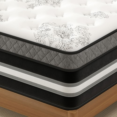 #ad 12quot;14quot; Mattress Twin Full Queen King Size Gel Memory Foam Pocket Spring in a Box $311.98