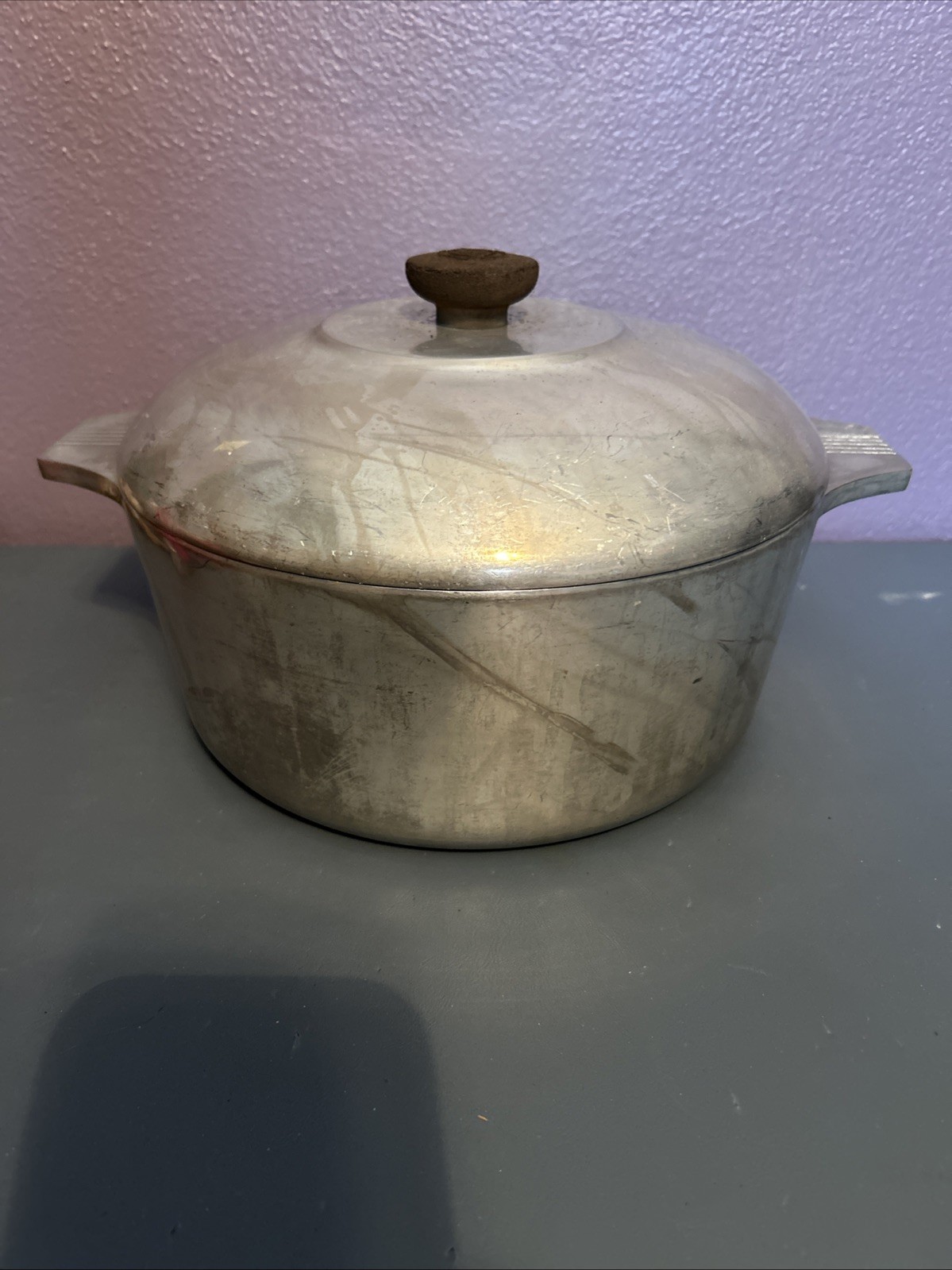 Magnalite Dutch Oven Roaster 5 Qt 4.5 GHC With Lid 10''