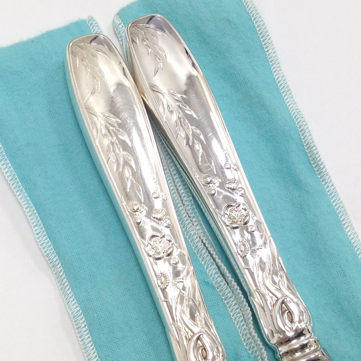 TIFFANY&Co. ティファニー カービング セット Tiffany & Co. Audubon Large 2-PC Knife & Fork Stainless Blade