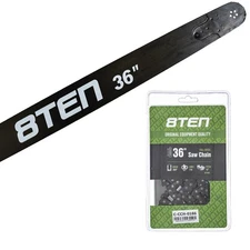 8TEN 36" Chainsaw Guide Bar & Chain .058 3/8 115DL for Jonsered 2165 630 CS 2165