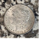 1896 Morgan Silver Dollar $1 Coin Silver Circulated Uncertified 0.9 Fineness