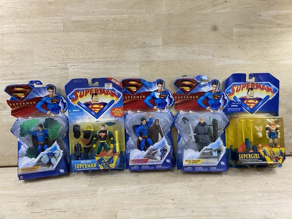 NEW 1990s Superman Superwoman Villains Action Figure Lot Of 5 (FREE SHIPPING) - Image 4 of 4