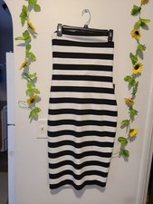 Express Sz 10 Striped Strapless Tube Top Dress