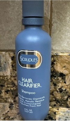 Scruples Hair Clarifier Shampoo 8 Ounces Remove Chemicals Metallic Residue 