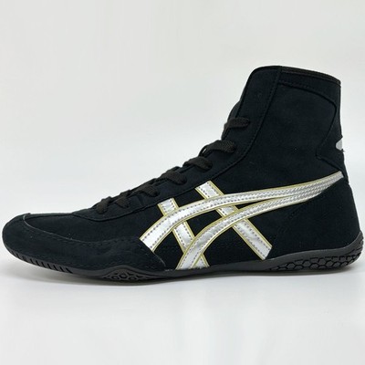 1083A001 ASICS Wrestling Shoes Black × Silver × Gold EX-EO Successor Authentic