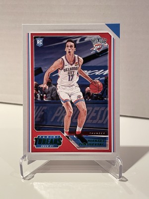 Aleksej Pokusevski 2020-21 Chronicles Threads Green Rookie #88 OKC Thunder