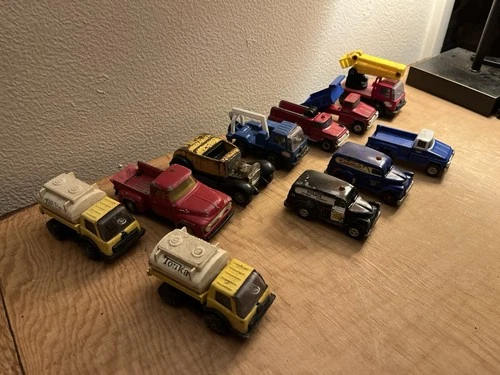 11 Assorted Mini Tonka Diecast LOT Vintage Collect Old Metal Steel Rare Toy