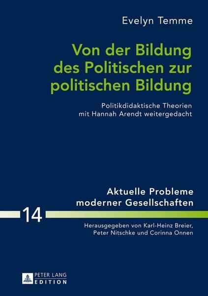 Von Der Bildung Des Politischen Zur Politischen Bildung Evelyn Temme-image