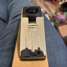 EMDMAK Door Stop Alarm with 120DB Siren Door Stop for Home & Travel (Black) 2 pk