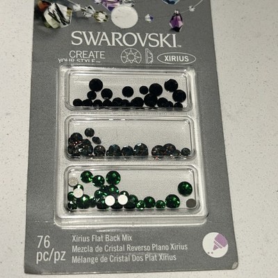 Swarovski XIRIUS Create Your Style Crystals 76 PC NIP Some Greens