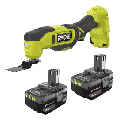 Ryobi One 18V Lithium Ion Battery 2 Pack 18V One Cordless Multi Tool