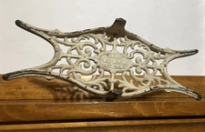 Antique BOOT JACK Puller - Cast Iron - PAT'D 1869 Double Scroll Ornate Western