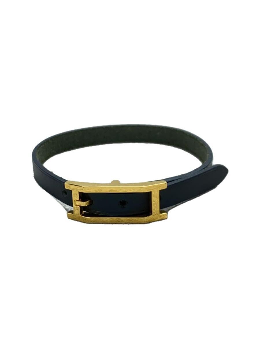 Hermes Black Leather Bracelet for Men Style 1217