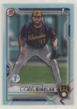2021 Bowman Draft 1st Edition Sky Blue Foil Alex Binelas #BD-79 08aq