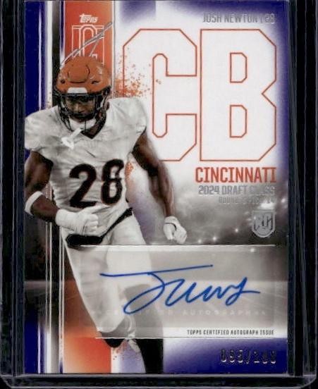 Josh Newton Topps Signature Class Rookie Class Autograph Variation #RCAJN Purple