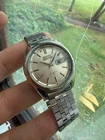 Vintage Seiko Actus 21 Jewels Silver Dial Automatic 7019-7060 Japan 38mm