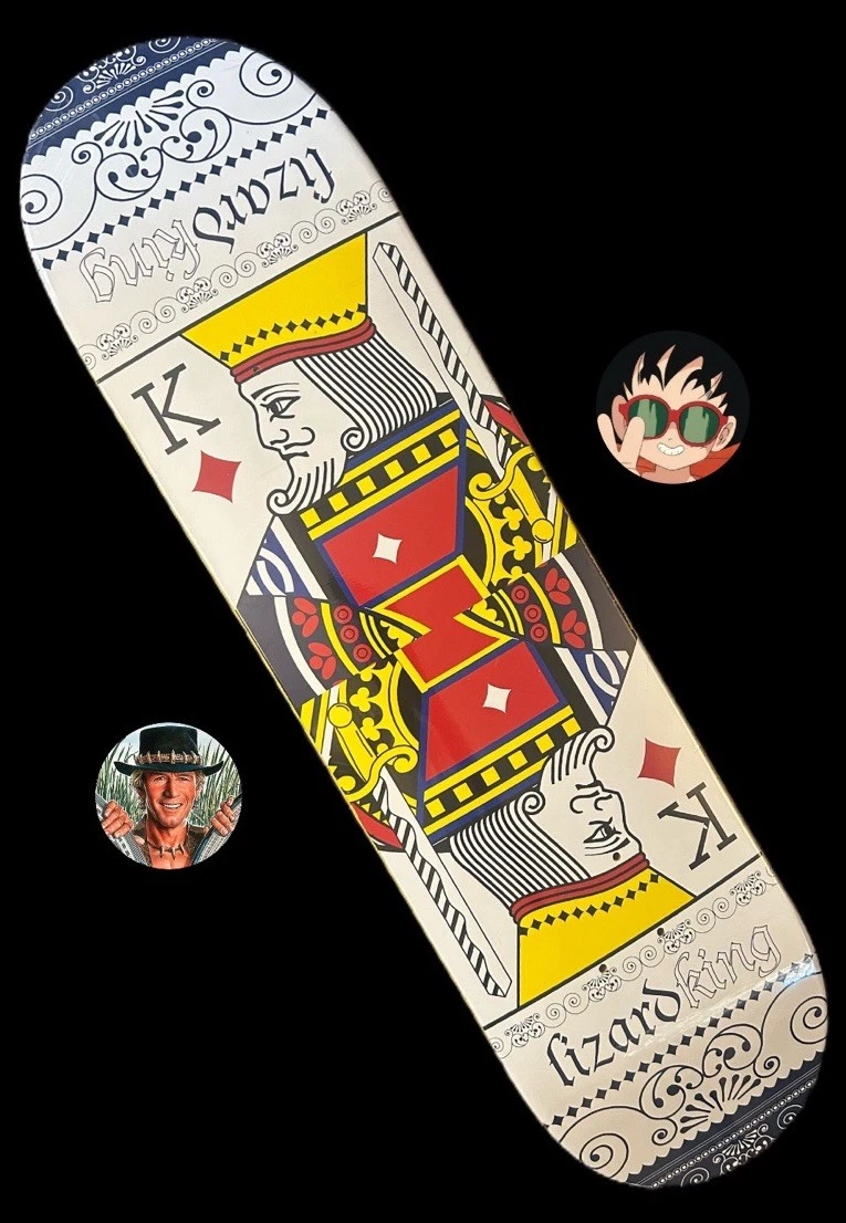 Old School Skateboard Deck Deathwish - Lizard King Skull 2009