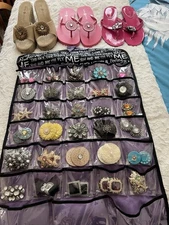 Lindsay Phillips Sandals Sz 8 and 33 Sets Of Interchangeable Snaps