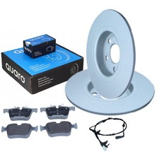QUARO Bremsscheiben 300mm Beläge mit WAKO Satz Hinten für JAGUAR XE X760