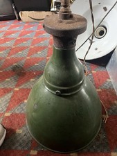 Very Large Industrial Enamel Light Pendant 1950’s