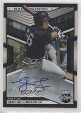 2023 Panini Elite Extra Edition Signatures George Lombard Jr #6 Auto 08mi