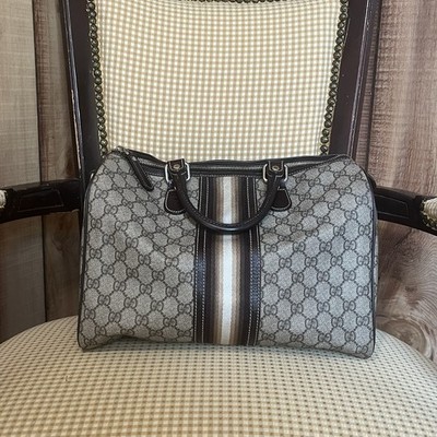   Gucci GG Supreme Joy Boston Bag with Cosmetic Pouch