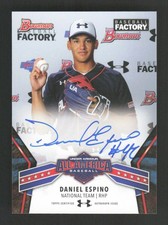 2020 Bowman #UAN-5 Under Armour All-America Game Autographs Daniel Espino Auto
