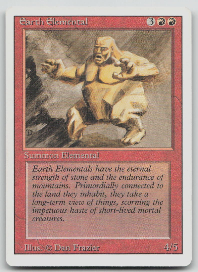 Earth Elemental [Revised Edition - 146] Lightly Played Uncommon Magic