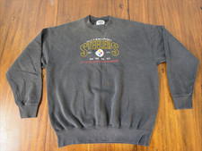 Pittsburgh Steelers 1997 AFC Central Champions Lee Sport Sweatshirt XL Vintage