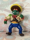 VTG Teenage Mutant Ninja Turtles Wacky Wild West Bandito Bashin Mike Green Tooth