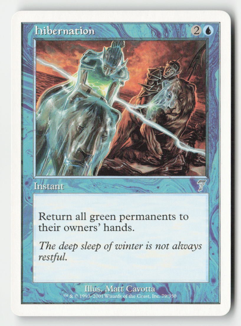 Hibernation 79 Uncommon 7th Edition Magic: The Gathering Near Mint