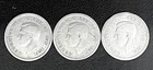 1940, 41, & 42  (3 Coins) Canadian 80% Silver Dimes.