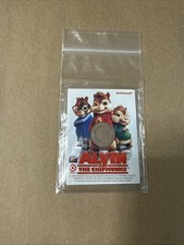 Rare Target iactivecard DVD game-card for Alvin and The Chipmunks With Sleeve